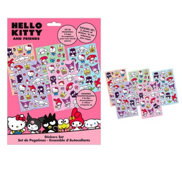 Hello Kitty Friends sticker set 5 sheets
