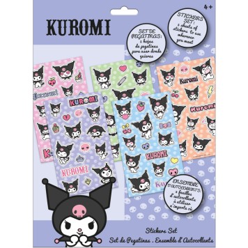 Hello Kitty Kuromi sticker set 5 sheets