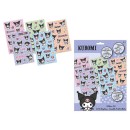 Hello Kitty Kuromi sticker set 5 sheets