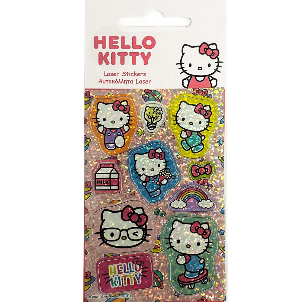 Hello Kitty Shining hologram sticker set