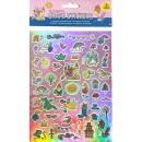 Princess Princess holographic sticker set 2 sheets