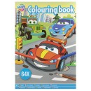 Vehicle Moxy Coloring Book 64 Pages