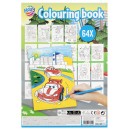 Vehicle Moxy Coloring Book 64 Pages