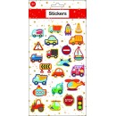 Vehicle puffy foam sticker set