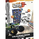 Vehicle Xtreme coloring book with stickers 16 pages