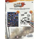 Vehicle Xtreme coloring book with stickers 16 pages