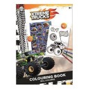 Vehicle Xtreme coloring book with stickers 16 pages