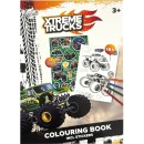 Vehicle Xtreme coloring book with stickers 16 pages A5