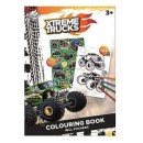 Vehicle Xtreme coloring book with stickers 16 pages A5