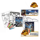 Jurassic World Dominion coloring + sticker set