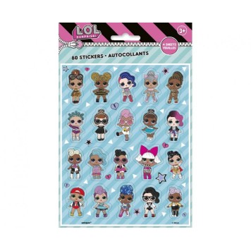 LOL Surprise sticker set 4 sheets