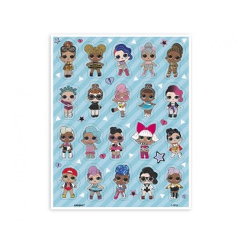 LOL Surprise sticker set 4 sheets