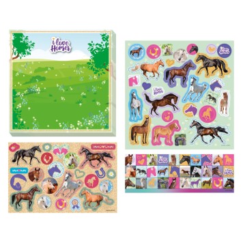 Horses Love sticker set