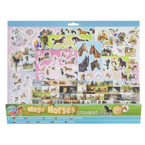 Horses Mega sticker set 500 pcs