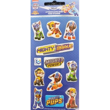 Paw Patrol Knights puffy sponge sticker set