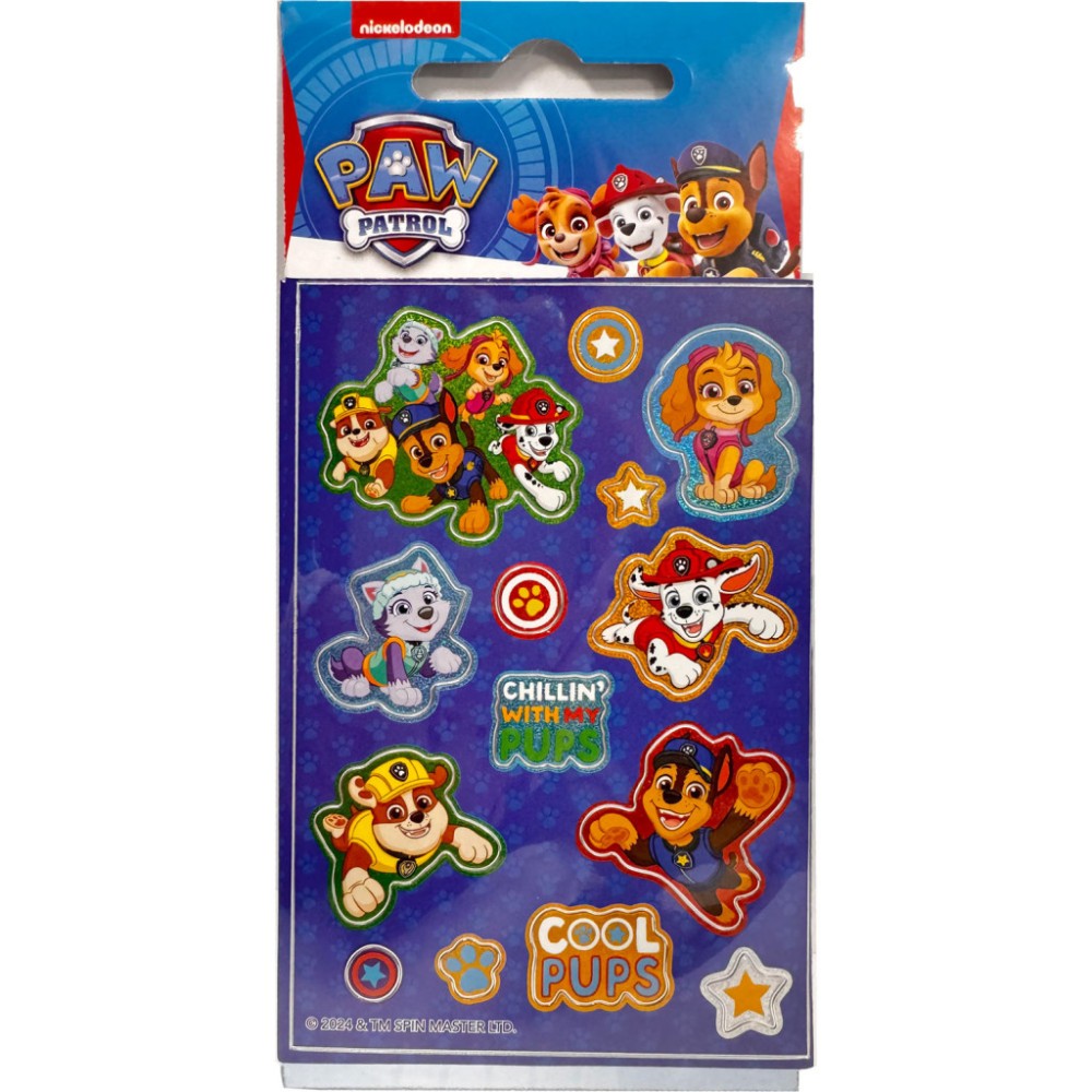Paw Patrol Cool Pups hologram sticker set