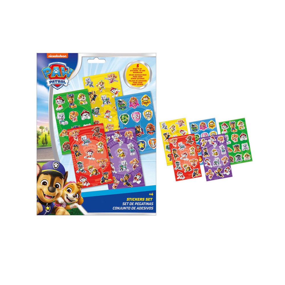 Paw Patrol Duty Calls sticker set 5 sheets