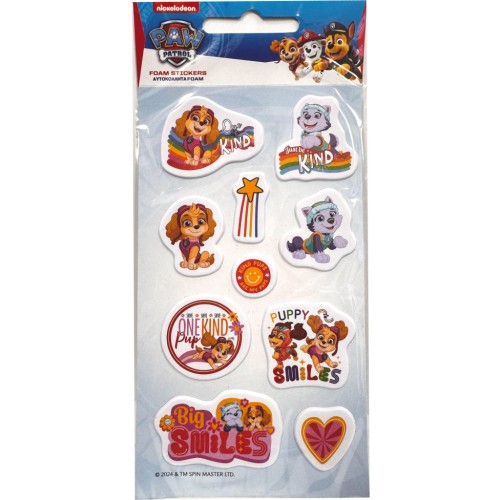 Paw Patrol Girls puffy foam sticker set