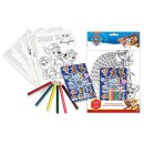 Paw Patrol coloring + sticker set