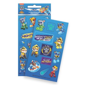 Paw Patrol Knights puffy sponge sticker set