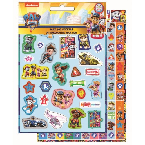 Paw Patrol Movie 600-piece sticker set