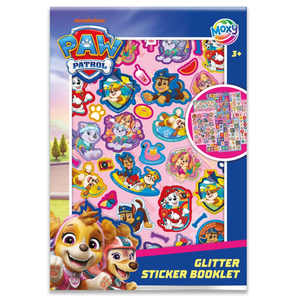 Paw Patrol Puppy Love glitter sticker book