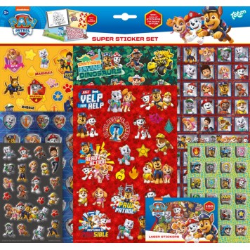 Paw Patrol Rescue Repeat Super Sticker Set with Game