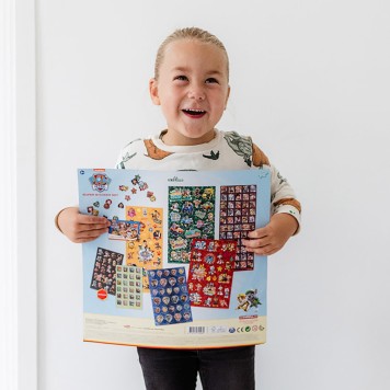 Paw Patrol Rescue Repeat Super Sticker Set with Game