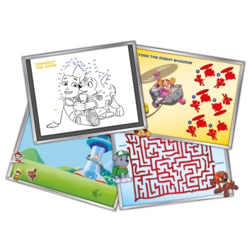 Paw Patrol Rescue Repeat Super Sticker Set with Game