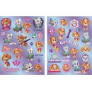 Paw Patrol Skye and Everest hologram sticker set