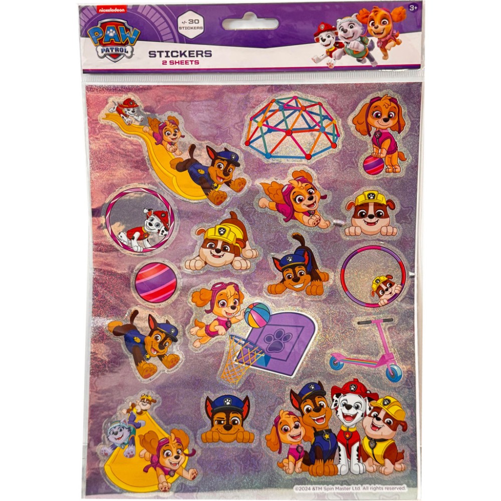 Paw Patrol Slide hologram sticker