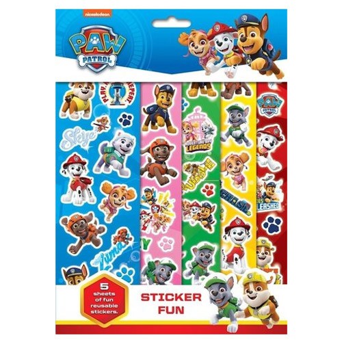 Paw Patrol Team sticker set 5 sheets