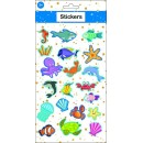 Ocean puffy sponge sticker set