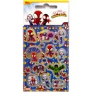 Spiderman Go Webs hologram sticker set