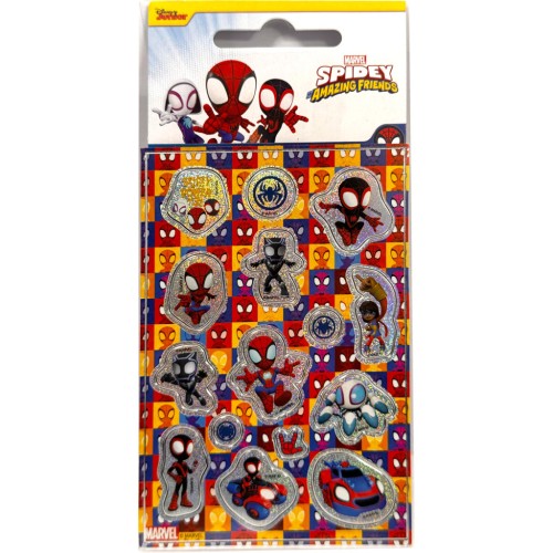 Spiderman Spidey Power holographic sticker set