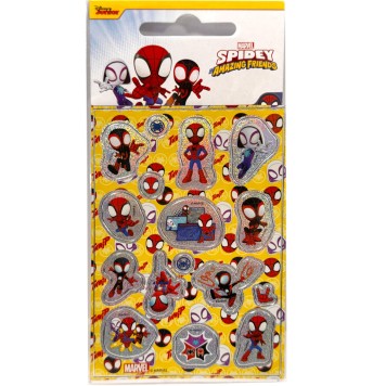 Spiderman Techno Racer hologram sticker set