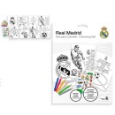 Real Madrid Hala coloring set with stickers