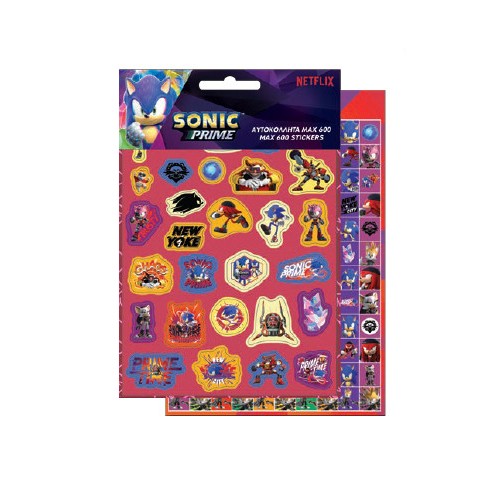 Sonic the Hedgehog Chaos 600 piece sticker set