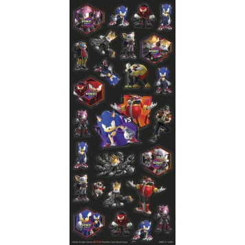 Sonic the Hedgehog Prime Super sticker set with game