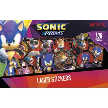 Sonic the Hedgehog Prime Super sticker set with game