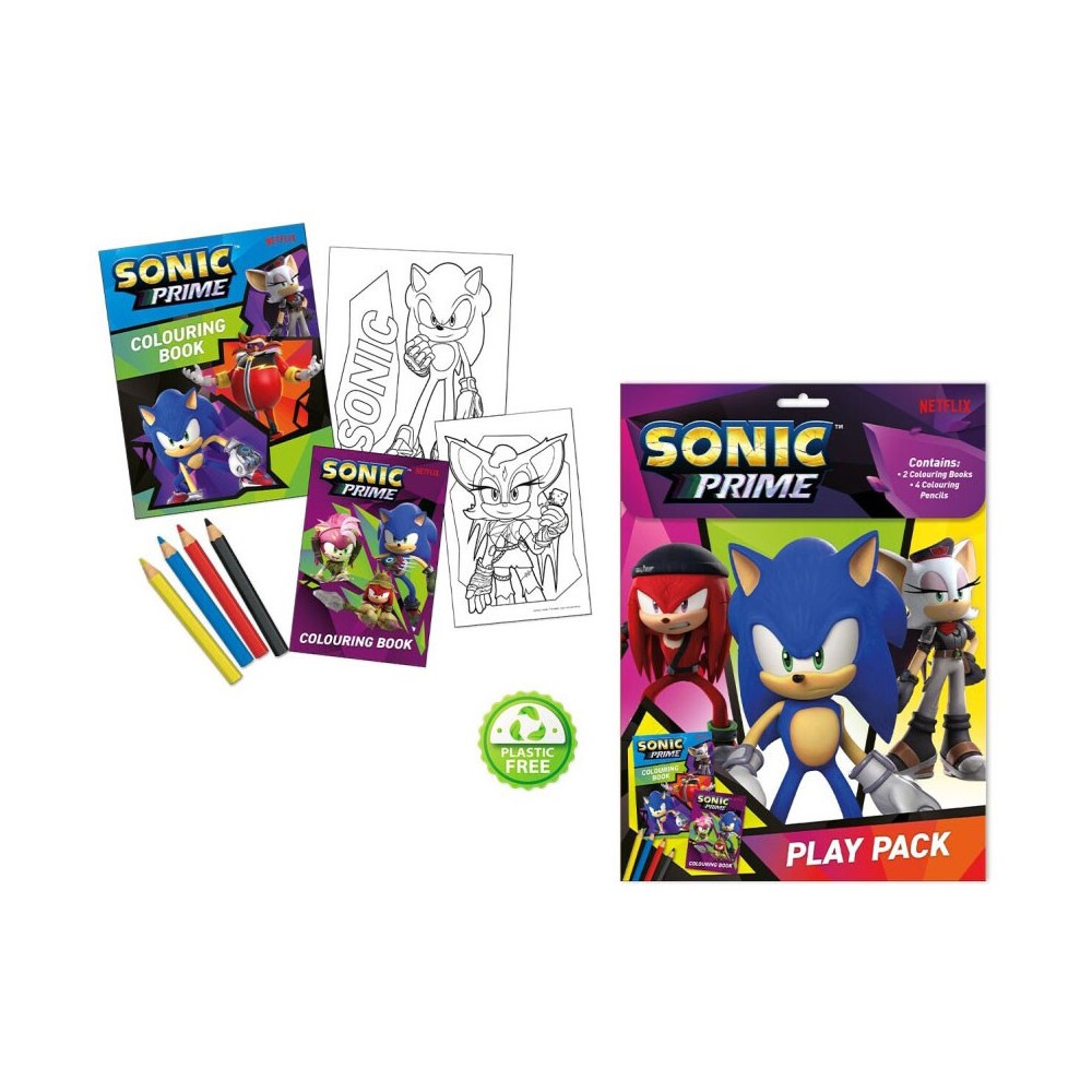 Sonic the Hedgehog Prime Sonic the Hedgehog coloring set
