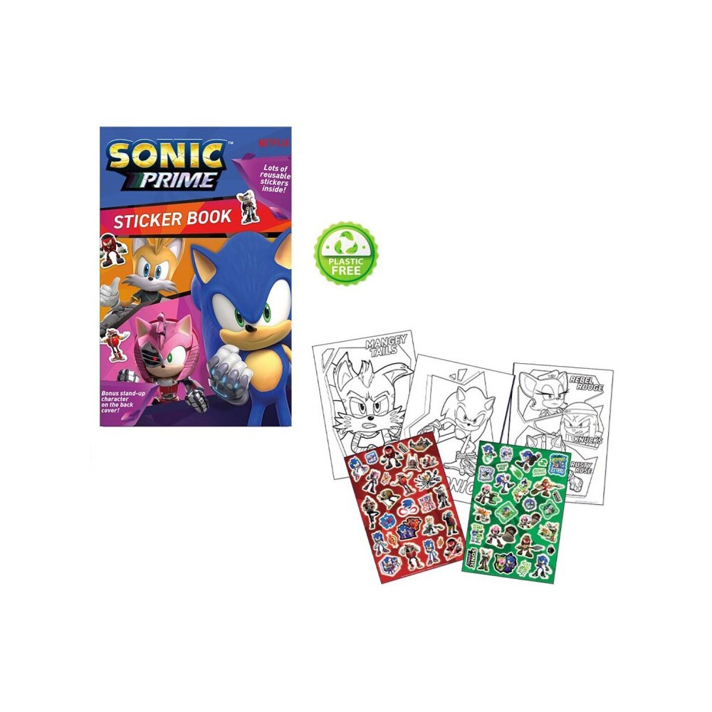 Sonic the Hedgehog Robot Coloring + Sticker Set