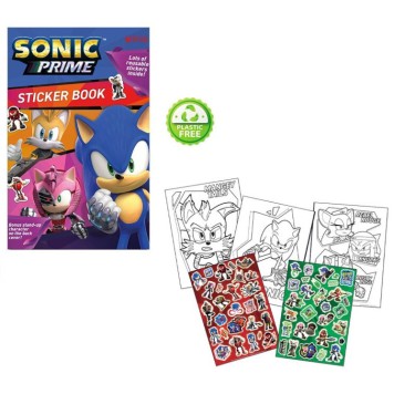 Sonic the Hedgehog Robot Coloring + Sticker Set