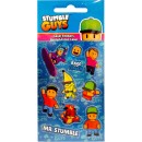 Stumble Guys Blue holographic sticker set