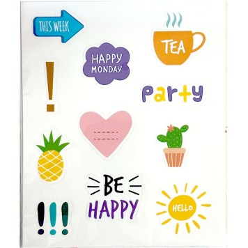 Colour Feeling sticker set, 3 sheets