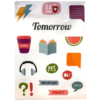 Colour To Do sticker set 3 sheets