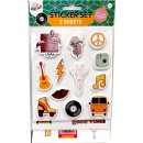 Colour Travel sticker set 3 sheets