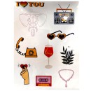 Colour Travel sticker set 3 sheets