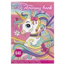 Unicorn Moxy 64-page coloring book