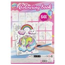 Unicorn Moxy 64-page coloring book
